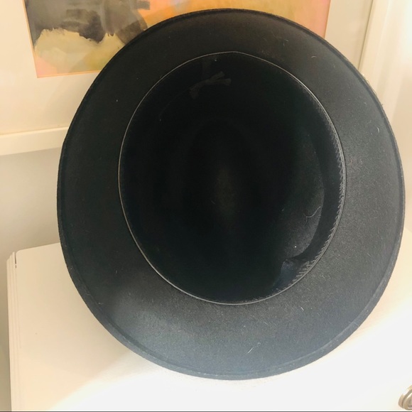Vintage black wool felt bowler hat - Picture 9 of 12